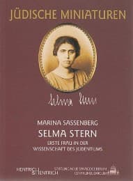 Cover von Selma Stern