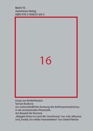 Cover von Zur unterschiedlichen Nutzung des Anthropomorphismus in der amüsierenden Phantastik.