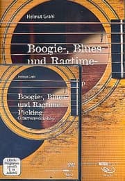 Cover von Boogie-, Blues- und Ragtime-Picking