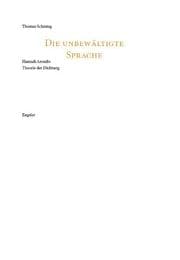 Cover von Die unbewältigte Sprache