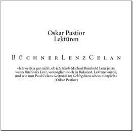 Cover von Lektüren