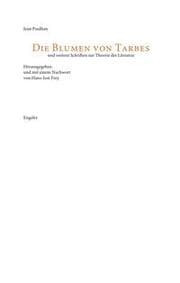 Cover von Die Blumen von Tarbes