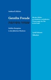 Cover von Geteilte Freude - Schiller-Rezeption in der jüdischen Moderne