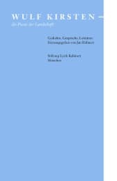 Cover von Wulf Kirsten - die Poesie der Landschaft