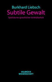 Cover von Subtile Gewalt
