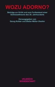Cover von Wozu Adorno?
