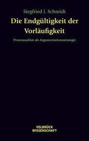 Cover von Die Endgültigkeit der Vorläufigkeit
