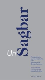 Cover von Sagbar - Unsagbar