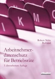 Cover von Arbeitnehmerdatenschutz für Betriebsräte