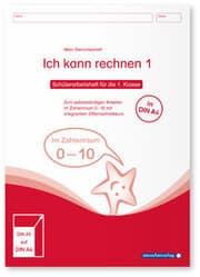 Cover von Ich kann rechnen 1 - Schülerarbeitsheft für die 1. Klasse in DIN A4