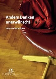 Cover von Anders denken unerwünscht