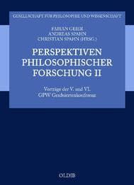 Cover von Perspektiven philosophischer Forschung II