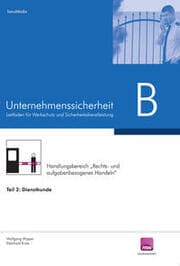 Cover von Leitfaden Unternehmenssicherheit