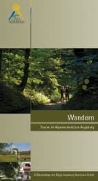 Cover von Wandern - Touren im Alpenvorland um Augsburg