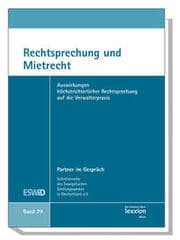Cover von Rechtsprechung und Mietrecht