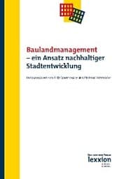 Cover von Baulandmanagement - ein Ansatz nachhaltiger Stadtentwicklung