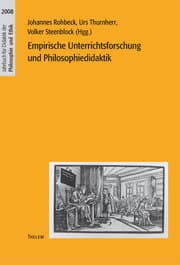 Cover von Empirische Unterrichtsforschung und Philosophiedidaktik
