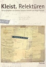 Cover von Kleist. Relektüren