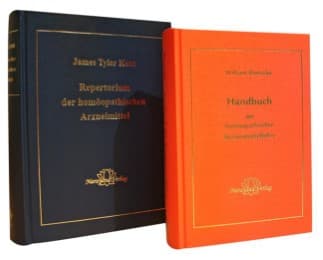 Cover von Boerickes Arzneimittellehre und Kents Repertorium im Paket