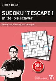 Cover von Sudoku 17 Escape 1 - mittel bis schwer