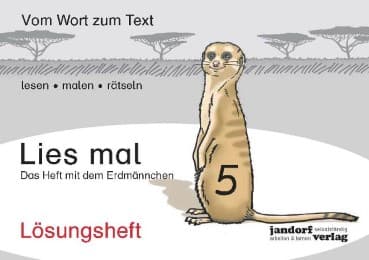 Cover von Lies mal!, Vom Wort zum Text - Anfangslesen
