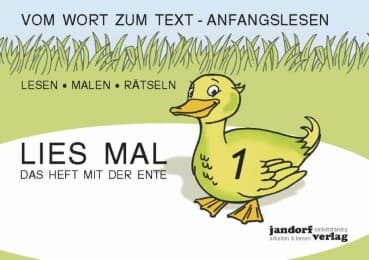 Cover von Lies mal!, Vom Wort zum Text - Anfangslesen