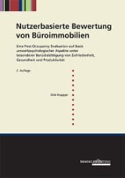 Cover von Nutzerbasierte Bewertung von Büroimmobilien