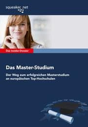 Cover von Das Insider-Dossier: Das Master-Studium