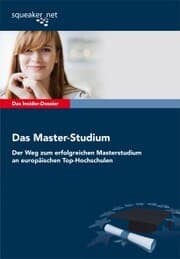 Cover von Das Insider-Dossier: Das Master-Studium