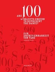 Cover von Are 100 Objects Enough to Represent the Dance?