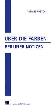 Cover von Über die Farben