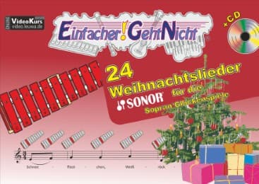 Cover von Einfacher!-Geht-Nicht: 24 Weihnachtslieder für die SONOR Sopran Glockenspiele