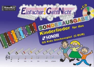 Cover von Einfacher!-Geht-Nicht: Kinderlieder für das SONOR GS Kinder Glockenspiel (C-DUR) mit CD