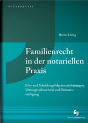 Cover von Familienrecht in der notariellen Praxis