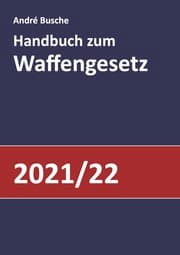 Cover von Handbuch zum Waffengesetz 2021/2022