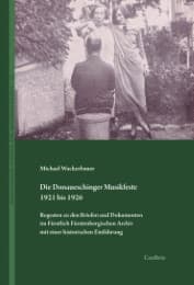 Cover von Die Donaueschinger Musikfeste 1921 bis 1926