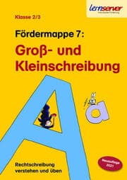 Cover von Lernserver-Fördermappe 7: Groß- und Kleinschreibung