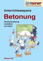 Cover von Unterrichtssequenz Betonung - Klasse 5/6