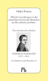 Cover von 'Welche Unordnungen in der natürlichen Grazie des Menschen das Bewußtsein anrichtet'