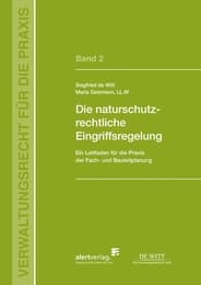 Cover von Die naturschutzrechtliche Eingriffsregelung