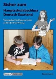 Cover von Sicher zum Hauptschulabschluss Deutsch Saarland - Trainingsbuch