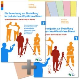 Cover von Die Bewerbung und der Eignungstest/Einstellungstest zur Einstellung im technischen öffentlichen Dienst