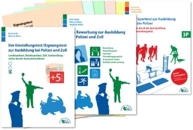 Cover von Der Einstellungstest/Eignungstest, die Bewerbung und der Sporttest zur Ausbildung bei Polizei und Zoll