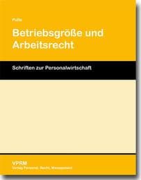 Cover von Betriebsgröße und Arbeitsrecht