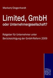 Cover von LIMITED, GMBH ODER UNTERNEHMERGESELLSCHAFT?
