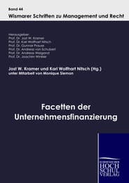 Cover von Facetten der Unternehmensfinanzierung