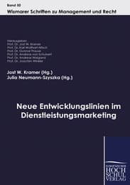 Cover von Neue Entwicklungslinien im Dienstleistungsmarketing