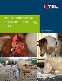 Cover von Aktuelle Arbeiten zur artgemäßen Tierhaltung 2013/Current Research in Applied Ethology