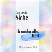 Cover von Gott spricht: Siehe, ich mache alles neu