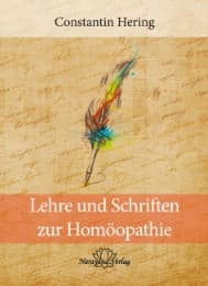 Cover von Lehre und Schriften zur Homöopathie